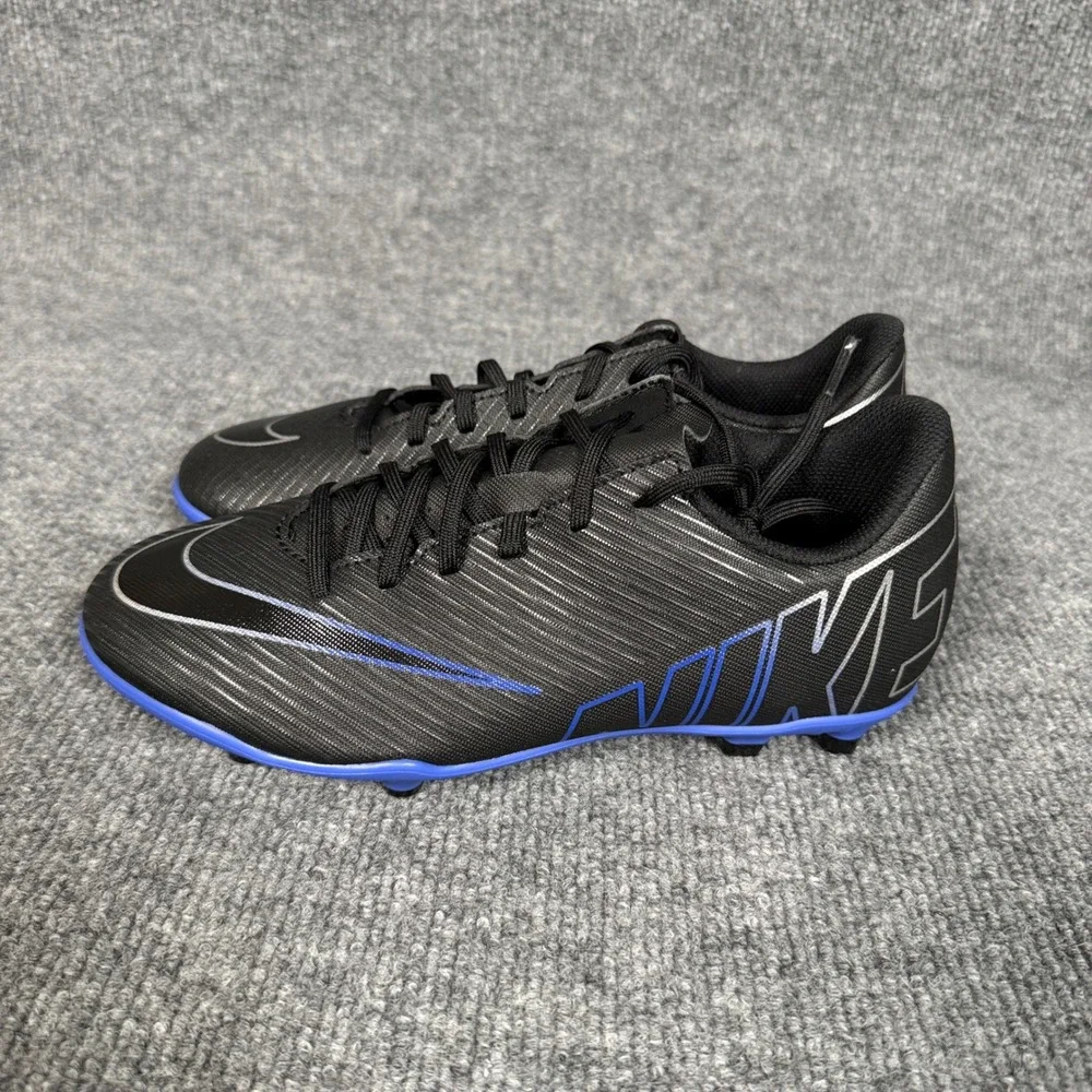 Nike Youth 5Y Mercurial Vapor 15 Shoes Black Club FG Soccer Cleats DJ5958-040 - Picture 3 of 7
